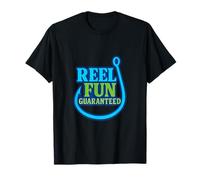 Reel Fun Crochet de pêche rétro Graphique T-Shirt