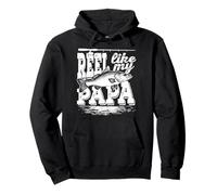 Reel Like My Papa Funny Fishing buddy Grand Son Daughter Sweat à Capuche