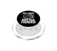 Reel Moms élève de Vrais pêcheurs ! Maman pêcheuse PopSockets PopGrip pour MagSafe