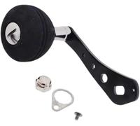 Reel Power Handle Poignée de moulinet de pêche en métal pour Daiwa pour moulinet Abu, pour baitcast-raft, moulinet de pêche à tambour (bouton rotatif unique)