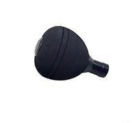 Reel Power Poignée en EVA modifiée pour eau de mer et d'eau douce - Forme ronde ergonomique 52,3 x 36,5 mm (noir)