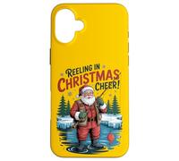 Reeling in Christmas Cheer - Pêche de Noël Amusante Coque pour iPhone 16 Plus