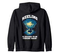 REELING IN EXCUSES TO GO FISHING AGAIN Sweat à Capuche