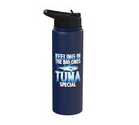 Reeling in the Big Ones Thon Spécial Pêche au thon Stainless Steel Insulated Water Bottle