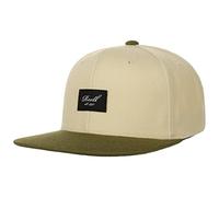 Reell Casquette Pitchout 6P Snapback Casquette Casquette en Coton (Taille Unique - Beige-Marron)