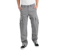 Reell Flex Cargo LC Pantalon Homme Avec Poches Latérales Gris Clair 17085