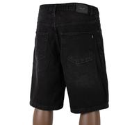 Reell Solid Denim Short Noir Wash - Loose Fit 5 Pocket Jeans Short