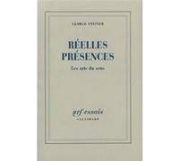Réelles présences: Les arts du sens – Gallimard