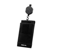 REELOQ PRO Sécurisation pour smartphone, incl. pochette de sac à dos pour téléphone portable et corde de sécurité enroulable pour téléphone portable, Noir , 9 cm x 16 cm