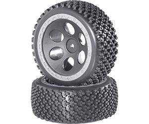 Reely 1:10 Buggy Roues complètes Rally design à trous gris 2 pc(s)