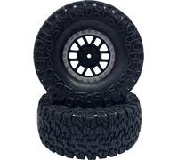 Reely 1:10 Crawler Roues complètes offroad 6 doubles rayons gris foncé 2 pc(s)