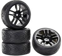 Reely 1:10 Voiture de tourisme Roues complètes Devil GT noir 4 pc(s)