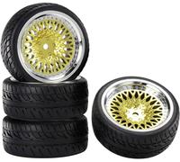 Reely 1:10 Voiture de tourisme Roues complètes Racing CLS or 4 pc(s)