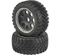 Reely 1:6 Buggy Roues complètes V-Block 6 rayons noir 1 paire(s)