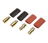 Reely 1373195 Lot de 2 paires de connecteurs de batterie plaqués or 8 mm