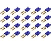 Reely 1399712 Fiche mâle pour batterie EC5 doré(e) 20 pc(s)