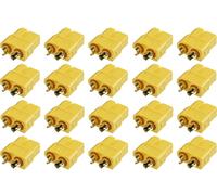 Reely 1399713 Prise femelle pour batterie XT60 doré(e) 20 pc(s)