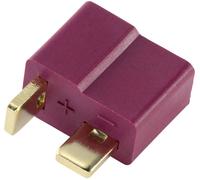 Reely 1399715 Prise femelle pour batterie système denfichage en T doré(e) 20 pc(s)