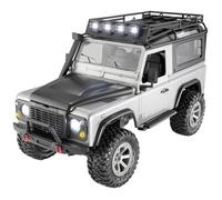 Reely argent brushed 1:16 Auto RC électrique Crawler 4 roues motrices (4WD) prêt à fonctionner (RtR) 2,4 GHz avec accu et chargeur