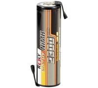 Reely Pack de batterie (NiMh) NiMH LR6 (AA) 1.2 V 2300 mAh avec pattes à souder