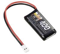 Reely Pack de batterie (LiPo) 3.7 V 400 mAh Nombre de cellules: 1 10 C Softcase cosse plate mâle