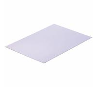 Reely Blanc Polystyrène Feuille 330x230x3mm