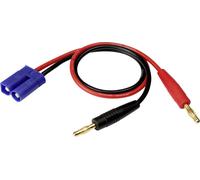 Reely Câble de charge [2x banane mâle 4 mm - 1x EC5 mâle] 0.30 m 2 mm² RE-6799032