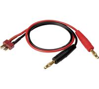Reely Câble de charge [2x banane mâle 4 mm - 1x T mâle] 30.00 cm 1.3 mm² RE-6799041