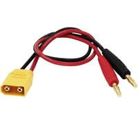 Reely Câble de charge [2x banane mâle 4 mm - 1x XT90 mâle] 30.00 cm RE-6799044