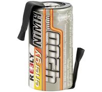 Reely Cellule simple de batterie NiMH Sub-C 1.2 V 4200 mAh avec pattes à souder