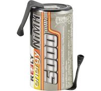 Reely Cellule simple de batterie NiMH Sub-C 1.2 V 5000 mAh avec pattes à souder