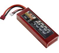 Reely Pack de batterie (LiPo) 11.1 V 4000 mAh Nombre de cellules: 3 20 C hardcase système denfichage en T