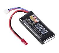 Reely Pack de batterie (LiPo) 7.4 V 1000 mAh Nombre de cellules: 2 25 C Softcase BEC