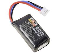 Reely Pack de batterie (LiPo) 7.4 V 250 mAh Nombre de cellules: 2 30 C Softcase cosse plate mâle
