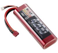 Reely Pack de batterie (LiPo) 7.4 V 4200 mAh Nombre de cellules: 2 20 C hardcase système d'enfichage en T
