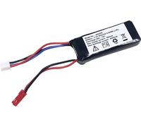 Reely Pack de batterie LiPo 7,4 V 600 mAh 2 cellules 15 C Softcase fiche BEC femelle