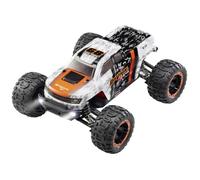 Reely RaVage 4x4 V2 orange/blanc brushed 1:16 Auto RC électrique Monstertruck 4 roues motrices (4WD) prêt à fonctionner