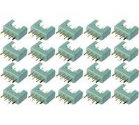 Reely RE-6799056 Fiche mâle pour batterie MPX doré(e) 20 pc(s)