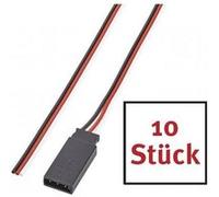 Reely servo Câble enfichable [1x Futaba mâle - 1x extrémité(s) ouverte(s)] 0.14 mm² plat 10 pc(s) G