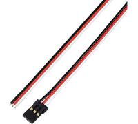Reely servo Câble enfichable [1x JR femelle - 1x extrémité(s) ouverte(s)] 30.00 cm 0.14 mm² plat 10 pc(s) G