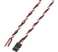 Reely servo Câble enfichable [1x JR femelle - 1x extrémité(s) ouverte(s)] 30.00 cm 0.35 mm² torsadé 10 pc(s) G