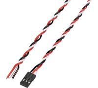 Reely servo Câble enfichable [1x JR femelle - 1x extrémité(s) ouverte(s)] 30.00 cm 0.35 mm² torsadé 10 pc(s)