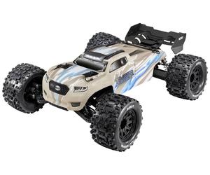 Reely Thor gris craie brushless 1:10 Auto RC électrique Monstertruck 4 roues motrices (4WD) 100% RtR 2,4 GHz avec accu, chargeur