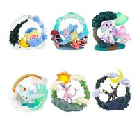 Reement Pokémon Diorama Diorama Boîte en PVC et ABS Env. H 3,9 x l 5,5 x P 6,1 cm