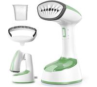 Reemix Défroisseur vapeur pour vêtements, design pliable et portable, 20 g/min, vapeur pénétrante puissante, chauffage rapide en 25 secondes, pour la maison, le bureau et les voyages (Vert)