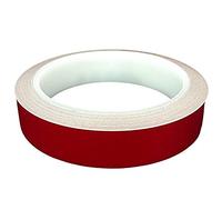 Reemky 20mm x 10m Ruban Réfléchissant-Haute Visibilité Bande Premium Heavy Duty, Film rétro-réfléchissant pour Les Caractéristiques Extérieures, Voiture, Gilet de sécurité (Rouge)