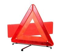 Reemky Avertissement Triangle Réfléchissant Triangle Pliable Réflecteur Alertes Voiture kit d’Urgence Signalisation Routière avec étui de Transport pour Véhicules Automobiles (2PCS)