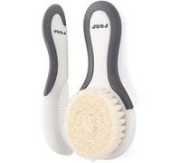 Reer - 81070 - BabyCare Kit de soins capillaires 2 pieces avec brosse a poils de chevre et peigne a croute Or