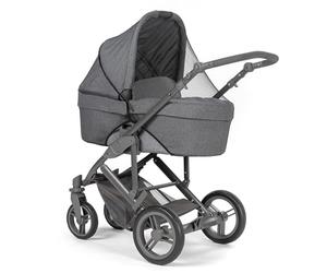 Reer 87021 Moustiquaire Universelle pour poussettes, poussettes de Sport Noir