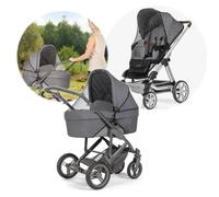 Reer - 87021 - Moustiquaire Universelle Pour Poussettes, Poussettes De Sport Noir Multicolore